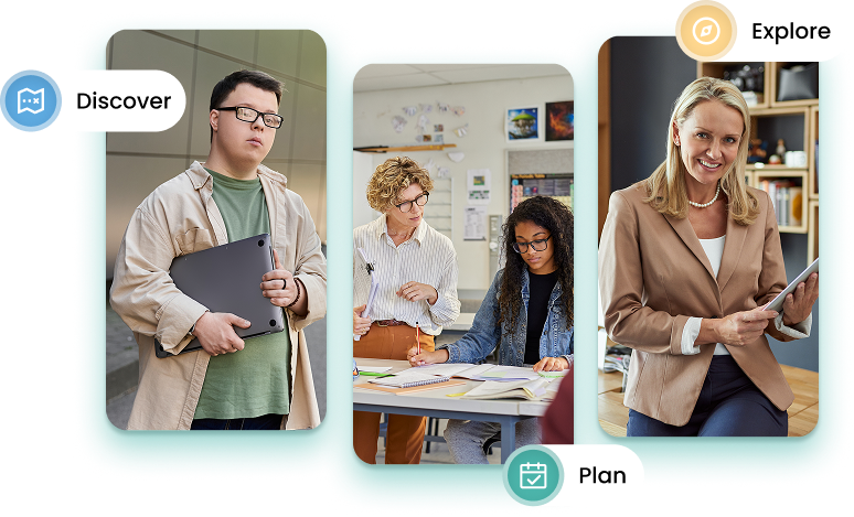discover, explore, and plan icon